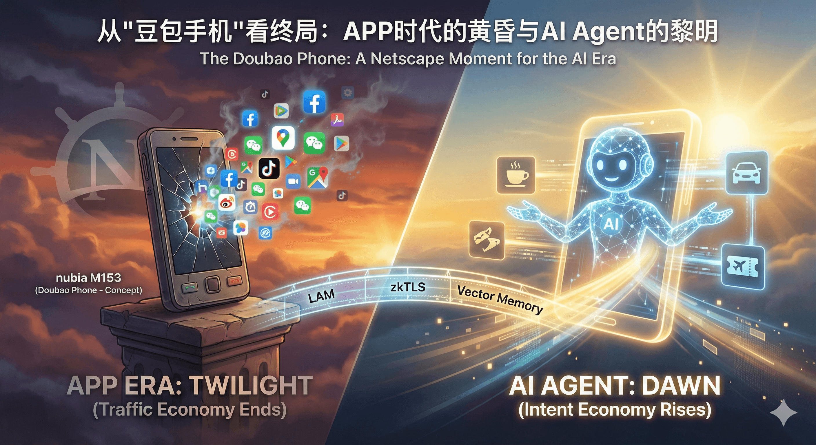 从"豆包手机"看终局：APP时代的黄昏与AI Agent的黎明